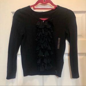 NWT abercrombie Ruffle cardigan